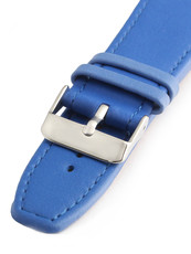 Dames blauw leren band voor W-309-J4 horloge