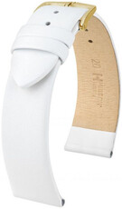 Witte leren band Hirsch Toronto M 03702100-1 (Teletina)