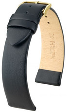 Zwart leren riem Hirsch Toronto M 03702150OE-1 (Teletina) Open End