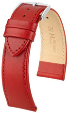 Rood lederen band Hirsch Osiris M 03475120-2 (Teletina)