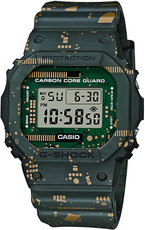 Casio G-Shock Original DWE-5600CC-3ER Carbon Core Guard Circuit Board Camouflage Series (vervangende lunette en bandjes)