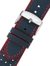 Rood en blauw leren band Morellato Sumo 5485D37.883 M