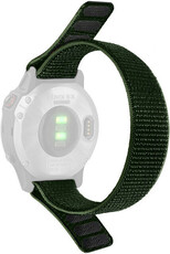 Inrijgkoord 20mm, nylon, groen (Garmin Fenix 7S/6S/5S etc.)