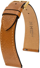 Bruin leren band Hirsch Giffone L 01875070-1 (Teletina)