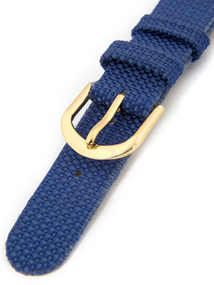 Blauw leren damesband voor R-DBL2 horloge