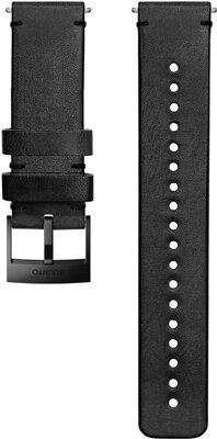 Leren band voor Suunto Spartan Sport, Spartan Sport Pols HR/Baro en Suunto 9 Zwart/Zwart M 24mm