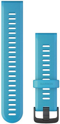 Garmin Forerunner 935/945/955 band, silicone, blauw, zwarte gesp