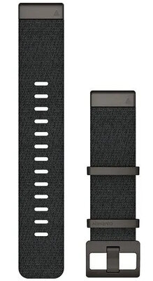 Garmin MARQ riem, nylon, zwart, zwarte gesp