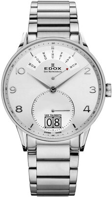 Edox Les Vauberts Day Big Date Retrograde 34006 3A AR