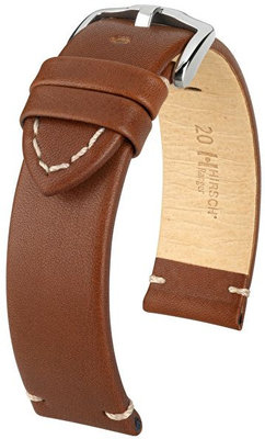 Bruin leren band Hirsch Ranger L 05402070-2 (Teletina)