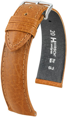 Bruin leren band Hirsch Camelgrain XL 01009210-2 (Teletina)