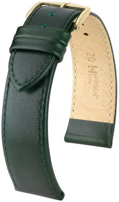 Groen leren band Hirsch Osiris M 03475140-1 (Teletina)