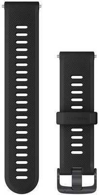 Garmin Forerunner 745 band, siliconen, zwart, zwarte gesp