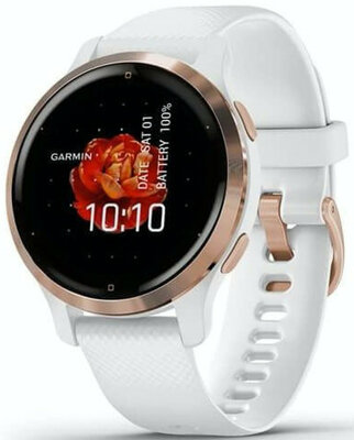 Garmin Venu 2S Rose Gold / White Band