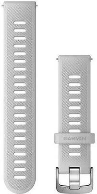 Garmin Snelkoppelingsband 20mm, silicone, Witsteen, zilveren gesp (Venu, Venu Sq, Venu 2 plus, etc.)