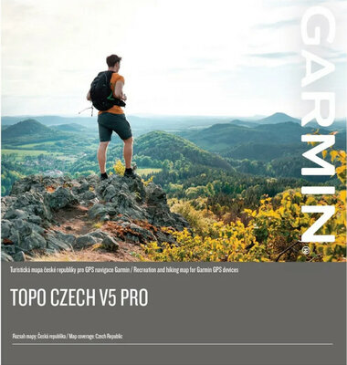 TOPO Garmin Czech V5 PRO Voucher (topografische kaarten)