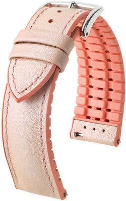 Beige en roze band Hirsch Lindsey M 0922302122-2 (Natuurlijk rubber)