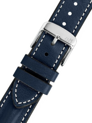 Blauwe leren riem Morellato Sailing 5617C03.062 M