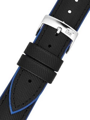 Zwart met blauwe band Morellato Boxing 4762797.865 M (kunststof/rubber)