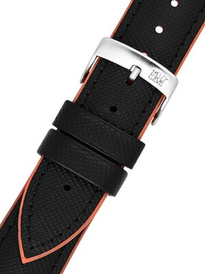 Zwart met oranje band Morellato Boxing 4762797.886 M (kunststof/rubber)