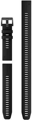 Garmin QuickFit band 22mm, siliconen, zwart, zwarte gesp (Fenix 7/6/5, Epix 2, etc.) set van 3 voor duikhorloges