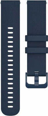 Quick Release band 20mm, silicone, blauw, blauwe gesp (Garmin Venu, Venu Sq, Venu 2 plus, etc.)