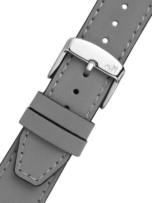 Grijze leren band Morellato Square 5672D73.093 M