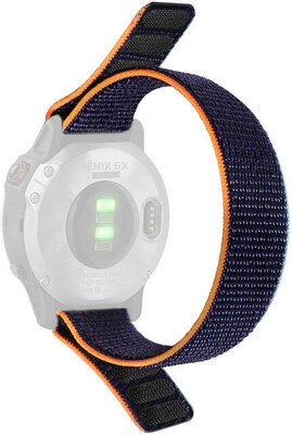 Draadriem 20mm, nylon, blauw (Garmin Fenix 7S/6S/5S etc.)