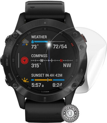 Beschermfolie Screenshield voor Garmin Fenix 6 horloge