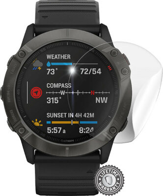 Beschermfolie Screenshield voor Garmin Fenix 6X horloge