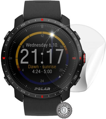 Beschermfolie Screenshield voor Polar Grit X Pro horloge