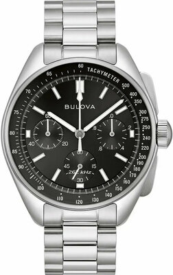 Bulova Lunar Pilot Quartz Chronograaf 96K111 (+ leren reserveband)