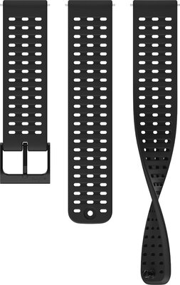 Suunto 5 Peak, 9 Peak, 9 Peak Pro horlogeband - 22mm - maat S/M - geheel zwart