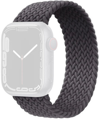 Bandje voor Apple Watch 38/40/41 mm, gebreid, grijs