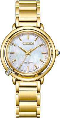 Citizen Elegant Eco-Drive EM1092-64D (+ leren reserveband)