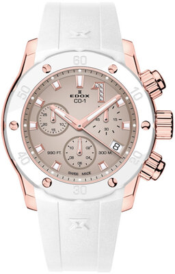 Edox CO-1 Chronolady Chronograph 10255-37RBCABBE