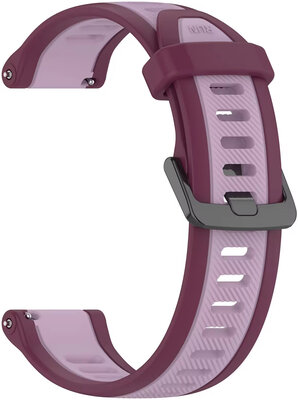 Ricardo 18mm Silicone Strap (Garmin Venu 2S, Vívoactive 4S, Forerunner 265S, Venu 3S, etc.), Roze, Snelkoppeling