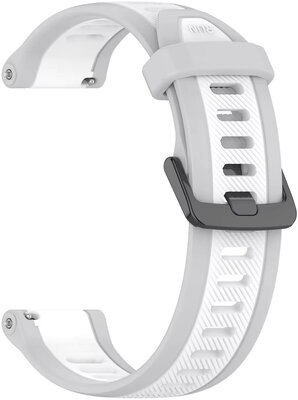 Ricardo Silicone Strap 22mm (Garmin Venu 3, Forerunner 265, Vívoactive 4, etc.), grijs, Quick Release