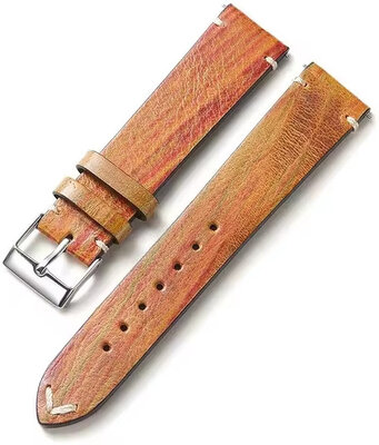 Ricardo Firenze leren riem, geel