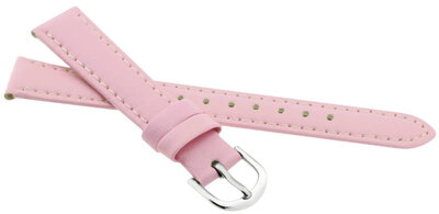 Lederen band JVD, 14mm, roze, kinderen