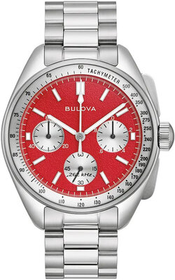 Bulova Lunar Pilot Quartz Chronograaf 96K115 (+ reserveband)