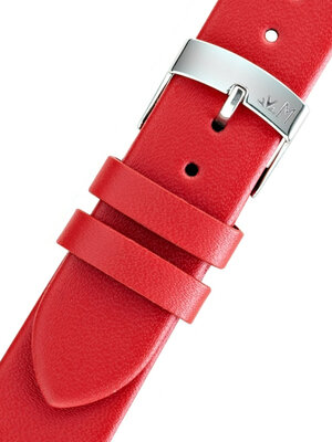 Lederen riem Morellato Micra Evoque 5126875.083 S, rood