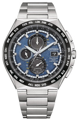 Citizen Sports Eco-Drive Super Titanium Radio Controlled Chronograph AT8238-84L