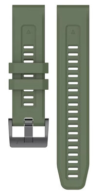 Ricardo Siliconenband 22mm (voor Garmin Fenix 8/7/6 (47mm), Epix 2 etc.), groen V1, QuickFit