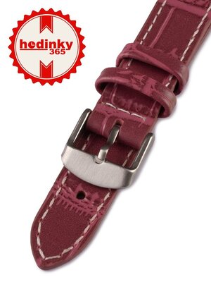 Unisex paarse leren band voor W-140-F horloge